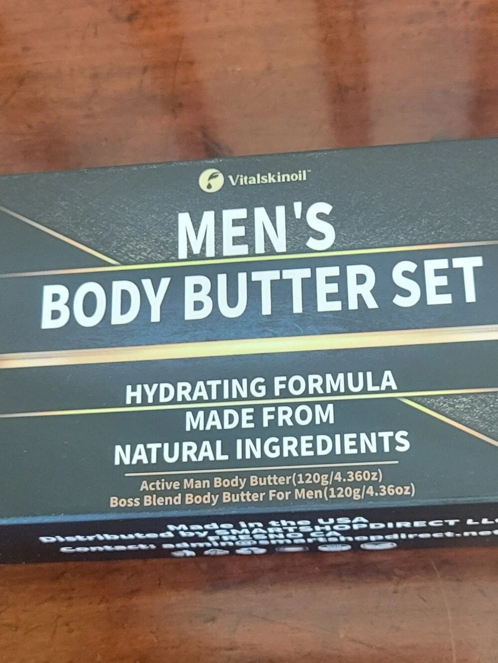 Men's Body Butter Set by Vitalskinoil